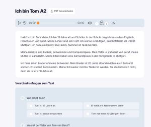 Screenshot leesoefeningen
