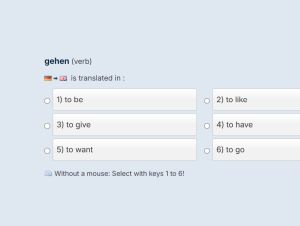Screenshot woordenschattrainer